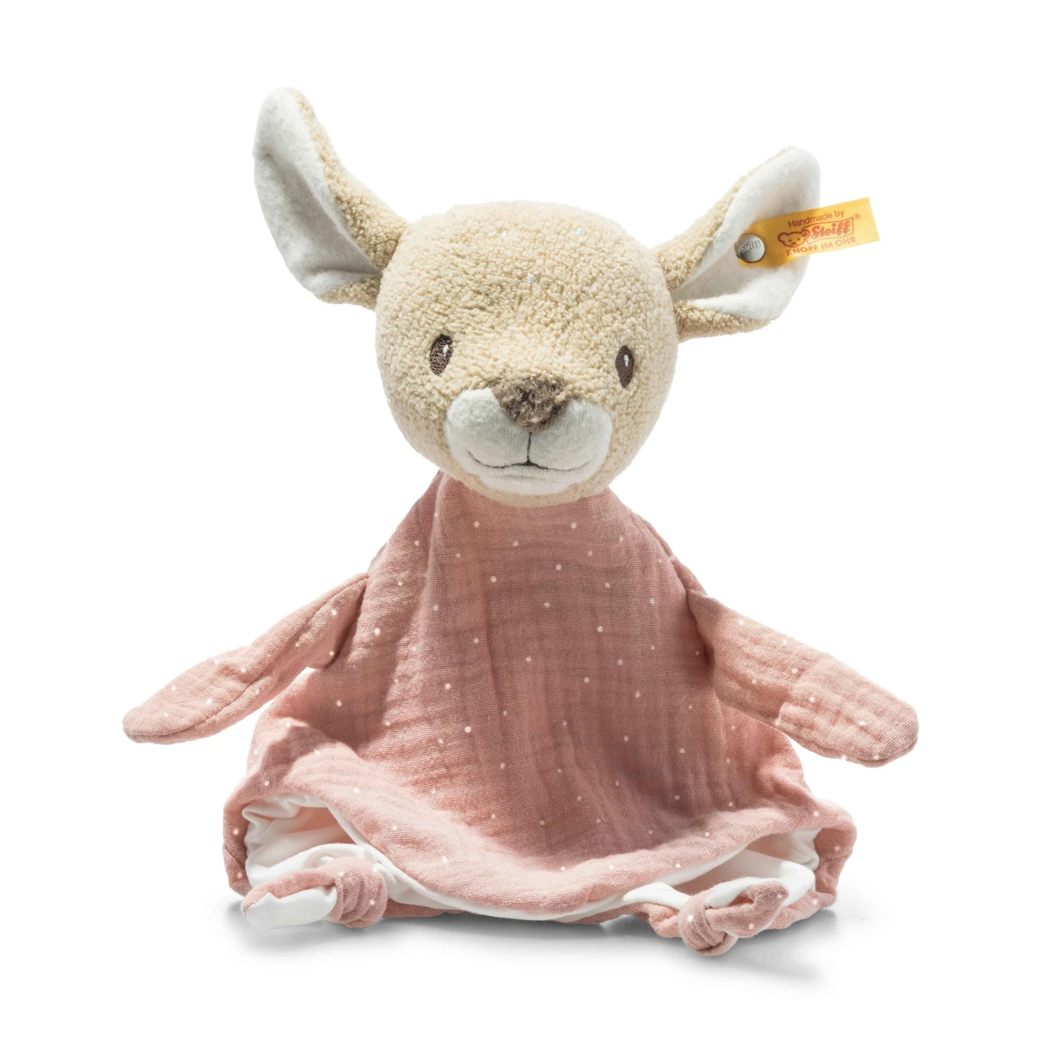 Steiff Knuffeldoek Raja Hert Beige Roze 3 Steiff Knuffeldoek Raja Hert Beige Roze