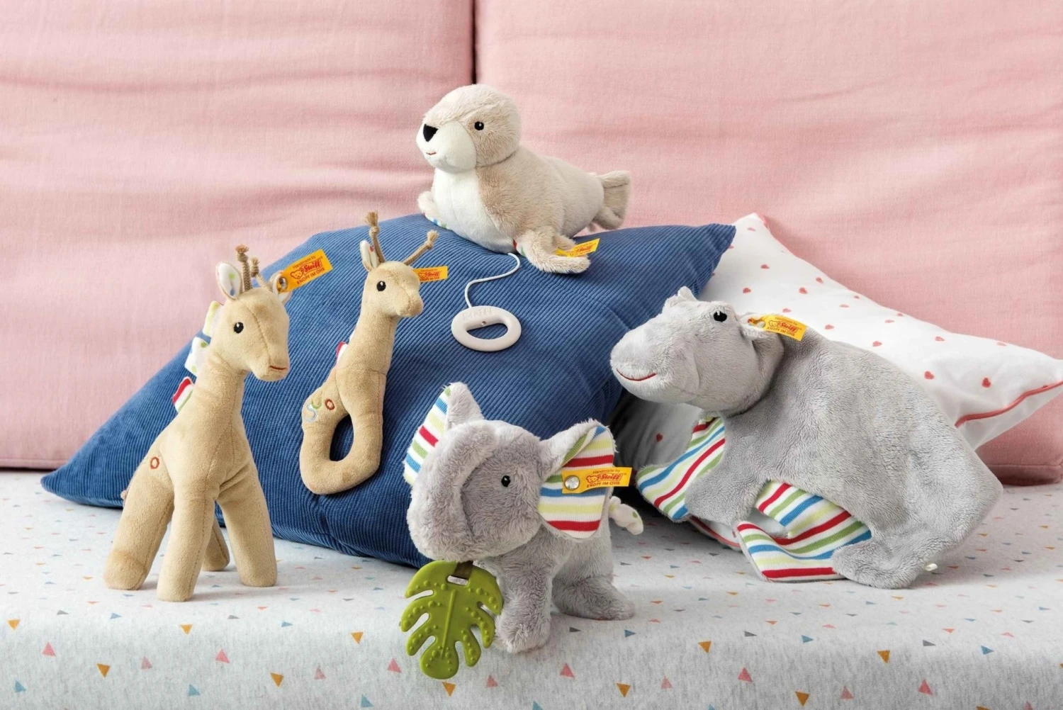 Steiff Muziekknuffel Zeerob Wild Sweeties Tamme 4 Steiff Muziekknuffel Zeerob Wild Sweeties Tamme - Afbeelding 2