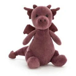 Jellycat Knuffel Draak Little Puff Violet