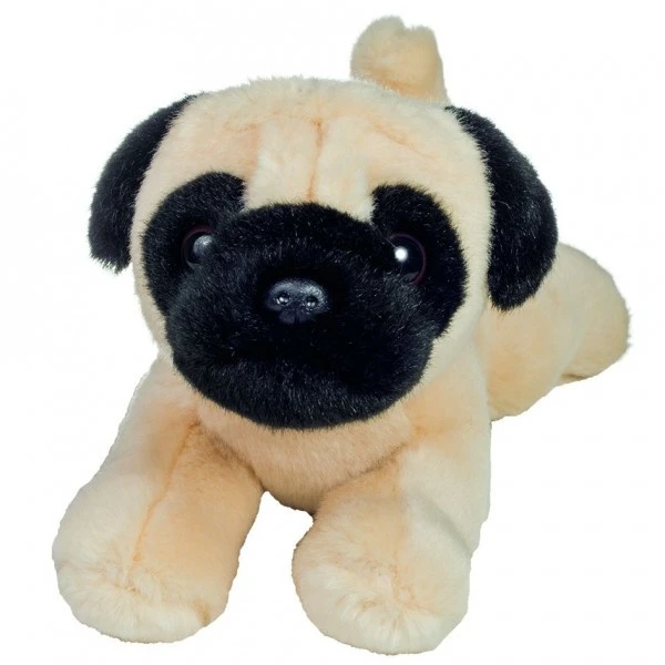 Hermann Teddy Knuffel Hond Mopshond Liggend 3 Hermann Teddy Knuffel Hond Mopshond Liggend