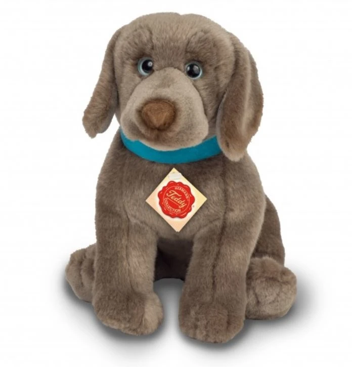 Hermann Teddy Knuffel Hond Weimaraner Pup 4 Hermann Teddy Knuffel Hond Weimaraner Pup - Afbeelding 2