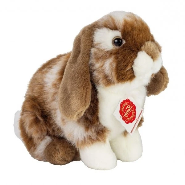 Hermann Teddy Knuffel Haas Zittend Donkerbruin 4 Hermann Teddy Knuffel Haas Zittend Donkerbruin - Afbeelding 2