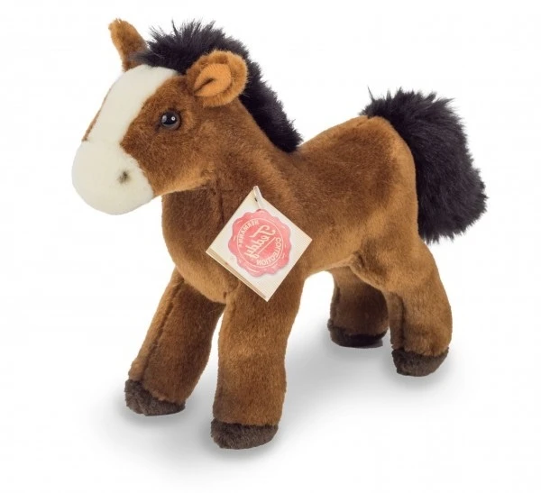 Hermann Teddy Knuffel Paard Met Geluid Roodbruin 4 Hermann Teddy Knuffel Paard Met Geluid Roodbruin - Afbeelding 2