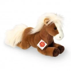 Hermann Teddy Knuffel Paard Liggend Lichtbruin 30cm