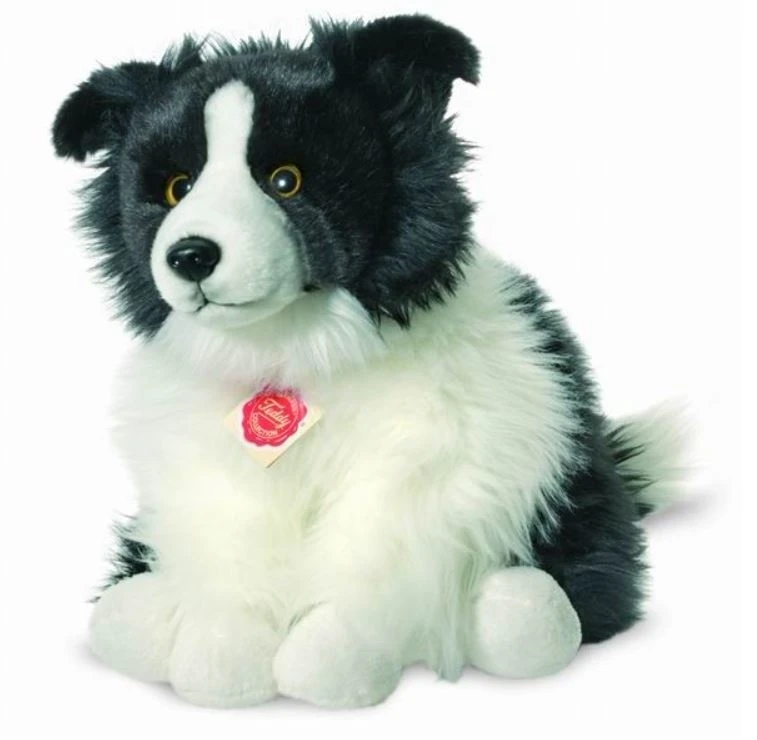 Hermann Teddy Knuffel Hond Border Collie 4 Hermann Teddy Knuffel Hond Border Collie - Afbeelding 2