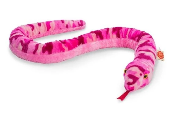 Hermann Teddy Knuffel Slang Roze 3 Hermann Teddy Knuffel Slang Roze