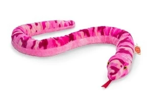 Hermann Teddy Knuffel Slang Roze 4 Hermann Teddy Knuffel Slang Roze - Afbeelding 2