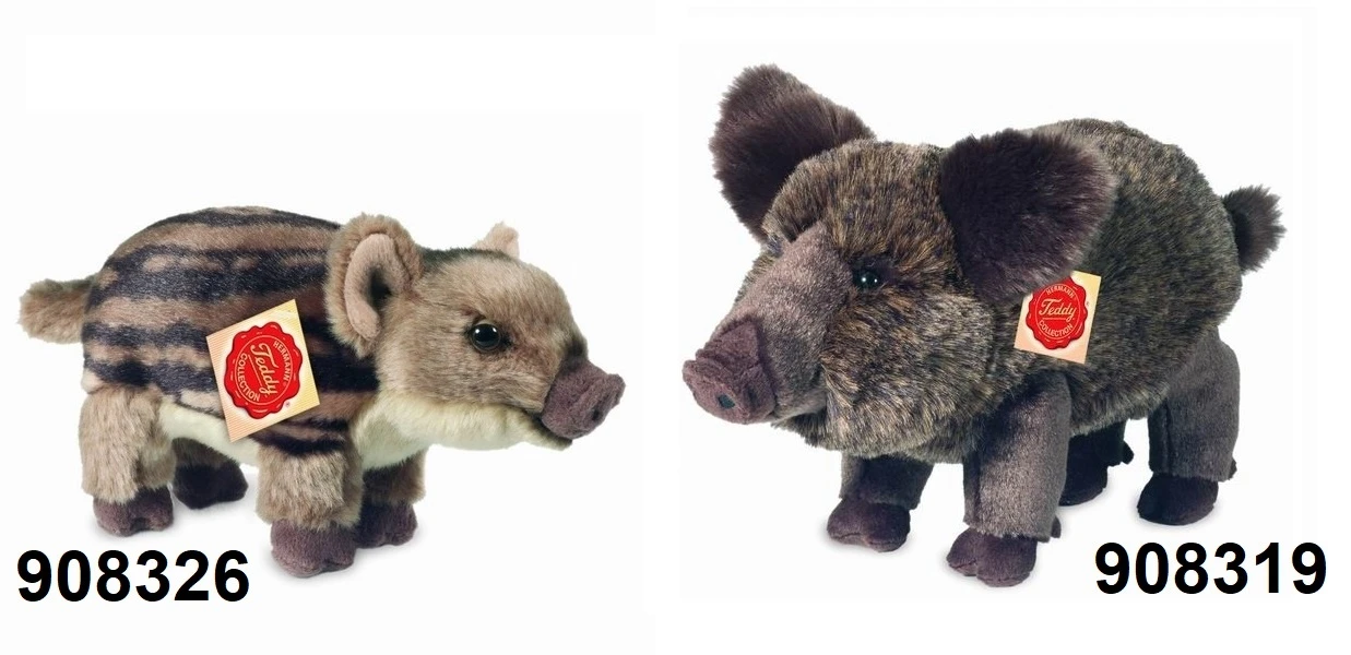 Hermann Teddy Knuffel Wild Zwijn Jong 4 Hermann Teddy Knuffel Wild Zwijn Jong - Afbeelding 2