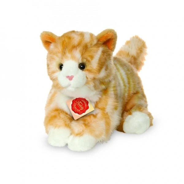 Hermann Teddy Knuffel Kat Rood Getijgerd 4 Hermann Teddy Knuffel Kat Rood Getijgerd - Afbeelding 2