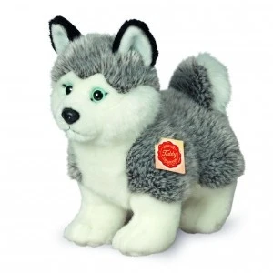 Hermann Teddy Knuffel Hond Husky Staand 4 Hermann Teddy Knuffel Hond Husky Staand - Afbeelding 2