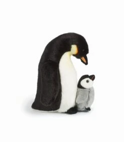 Living Nature Knuffel Pinguin Met Jong