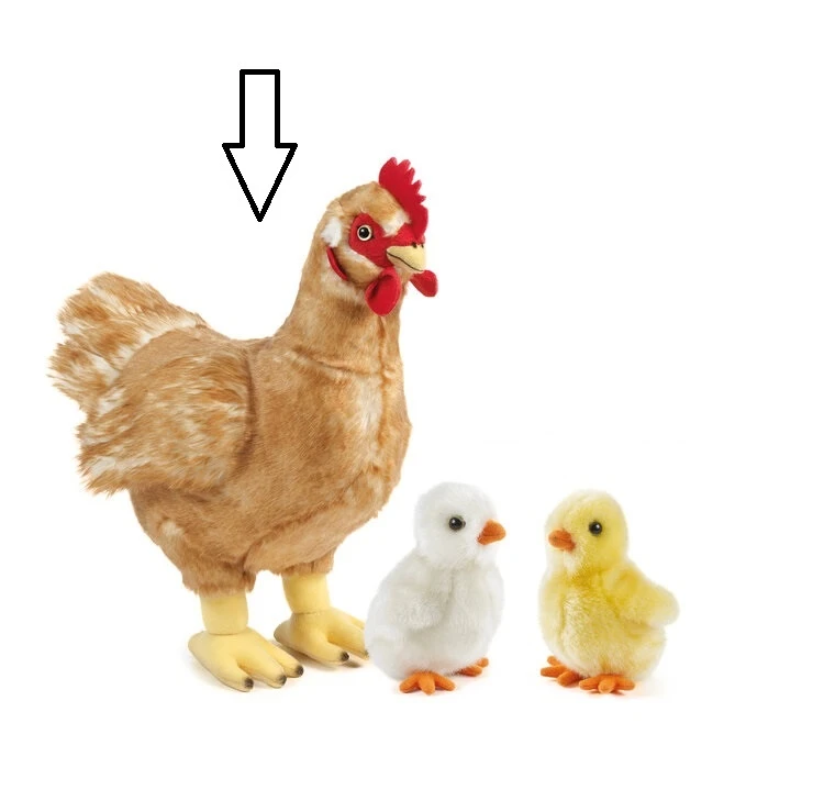 Living Nature Knuffel Kip 35 Cm 4 Living Nature Knuffel Kip 35 Cm - Afbeelding 2