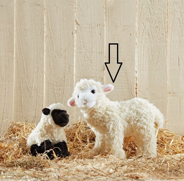 Living Nature Knuffel Lam 30 Cm 6 Living Nature Knuffel Lam 30 Cm - Afbeelding 4