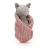 Hermann Teddy Knuffel Beer Met Pyjama Roze