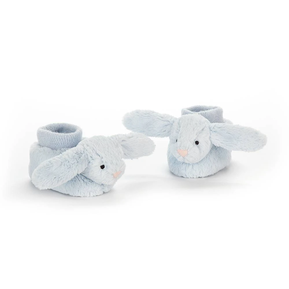 Jellycat Slofjes Bashful Blue Bunny Booties 3 Jellycat Slofjes Bashful Blue Bunny Booties