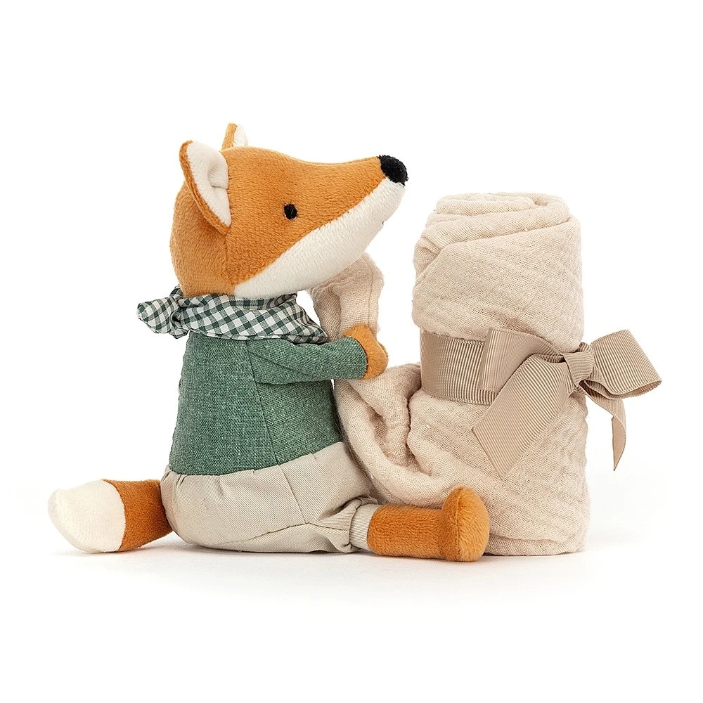 Jellycat Knuffeldoek Vos Little Rambler Fox Soother 4 Jellycat Knuffeldoek Vos Little Rambler Fox Soother - Afbeelding 2