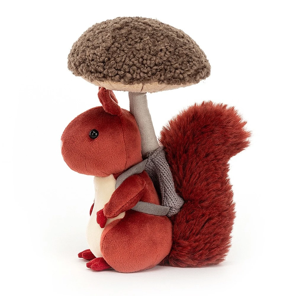 Jellycat Knuffel Eekhoorn Fungi Forager Squirrel 4 Jellycat Knuffel Eekhoorn Fungi Forager Squirrel - Afbeelding 2