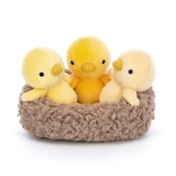 Jellycat Knuffel Kuikens Nesting Chickies