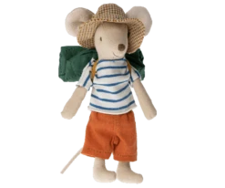 Maileg Knuffelmuis Hiker Mouse Grote Broer