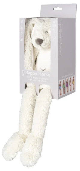 Happy Horse Knuffel Konijn Richie Ivory Met Nachtlamp En Geluid 34cm 4 Happy Horse Knuffel Konijn Richie Ivory Met Nachtlamp En Geluid 34cm - Afbeelding 2