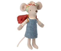 Maileg Knuffelmuis Hiker Mouse Grote Zus