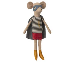 Maileg Knuffelmuis Super Hero Medium Jongen 31 Cm