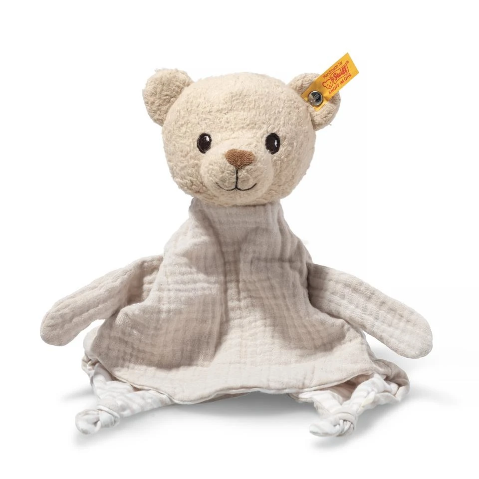 Steiff Knuffeldoek Teddybeer Beige 32cm 4 Steiff Knuffeldoek Teddybeer Beige 32cm - Afbeelding 2