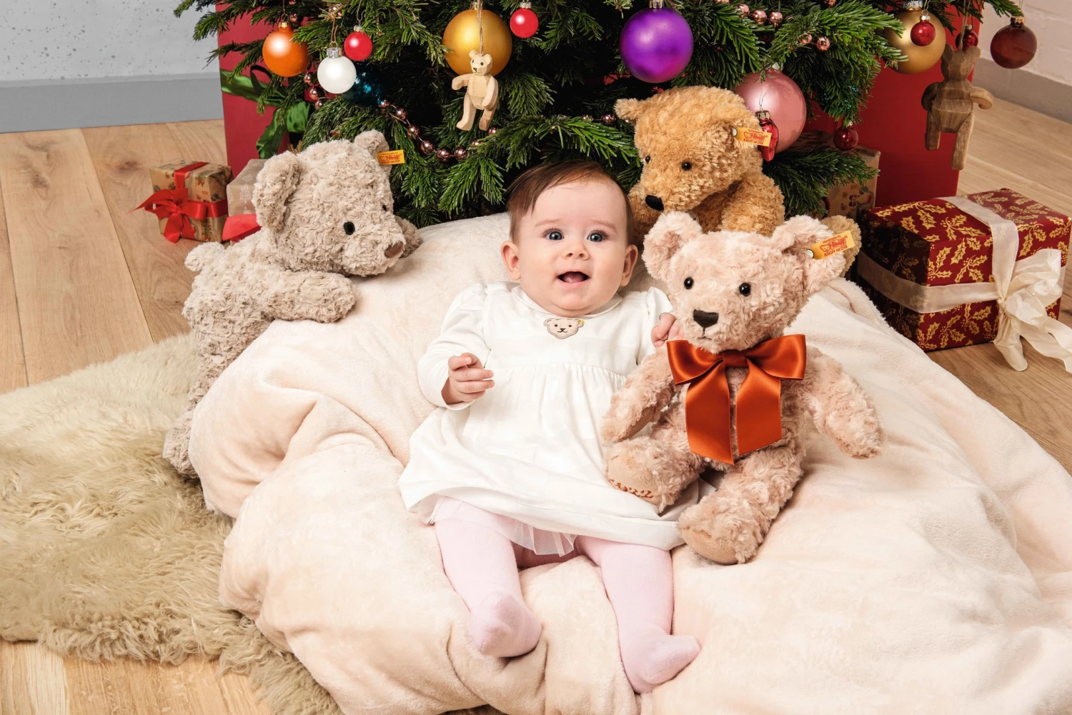 Steiff Knuffel Teddybeer Blond Cosy Year 2022 34cm 4 Steiff Knuffel Teddybeer Blond Cosy Year 2022 34cm - Afbeelding 2