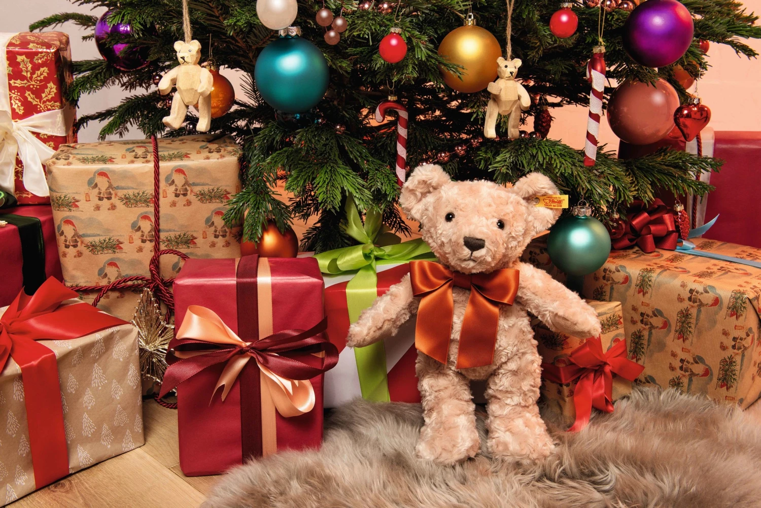 Steiff Knuffel Teddybeer Blond Cosy Year 2022 34cm 5 Steiff Knuffel Teddybeer Blond Cosy Year 2022 34cm - Afbeelding 3