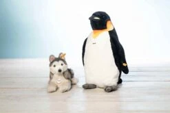 Steiff Knuffel Palle Koningspinguin Zwart/Wit 52cm -Knuffels Winkel image 964