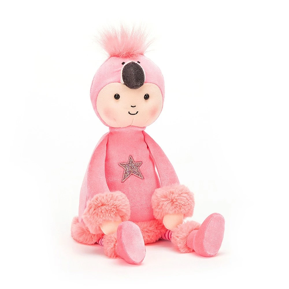 Jellycat Knuffel Flamingo Perky Flamingo Flapper 2 Jellycat Knuffel Flamingo Perky Flamingo Flapper